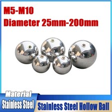 Stainless Steel Hollow Ball with Holes Thread Metal Sphere Diameter 25mm-200mm