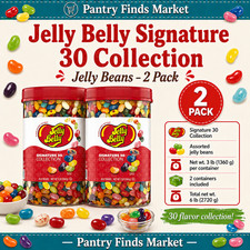 2 Pack Jelly Belly 30 Flavor Jelly Bean Tub 3 lbs Each Total 6 lbs