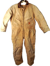 VTG Walls 12/8 Premium Insulated Duck Canvas Coveralls 46 Reg Distressed Work