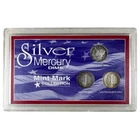 Barber Dime Mint Mark Collection 3 Coins P, D & S Mint in Holder NC10
