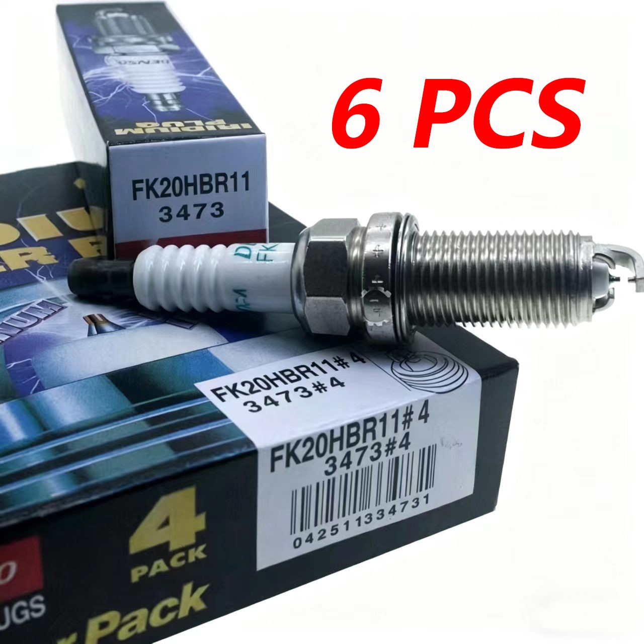 6 Pcs Denso Iridium Long Life Spark Plugs for 2006-2016 LEXUS IS350 V6-3.5L