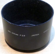 55mm Minolta Lens Hood Shade For MD 100mm f2.5 - Genuine OEM Rokkor PF