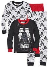 Lego Star Wars Boy's 2fer 4 piece Cotton Pajamas Set