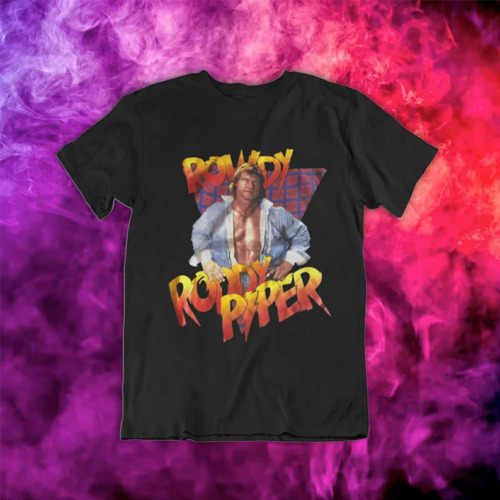 Maglietta Rowdy Roddy Piper 1991 per tifosi vintage - Foto 1 di 3