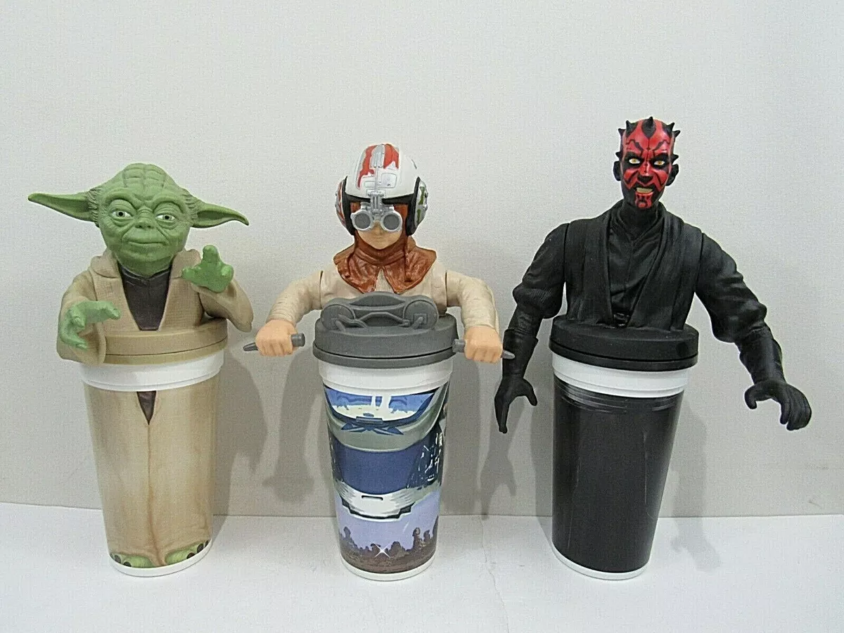 Star Wars Episode 1 Taco Bell KFC Pizza Hut Cup and Topper with