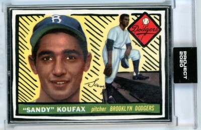 TOPPS PROJECT 2020 - SANDY KOUFAX - JOSHUA VIDES AP 04/20 Silver Frame #125
