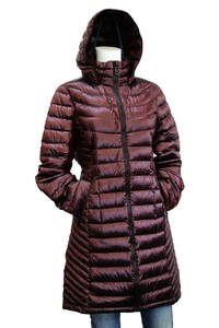 calvin klein packable down coat with detachable hood