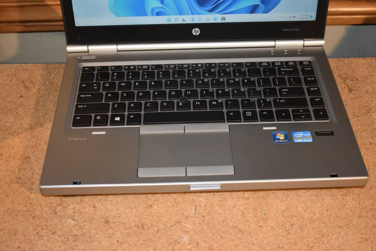 HP Elitebook 8470p Core i5 8GB RAM 256GB SSD Windows 11 Pro Webcam Bluetooth