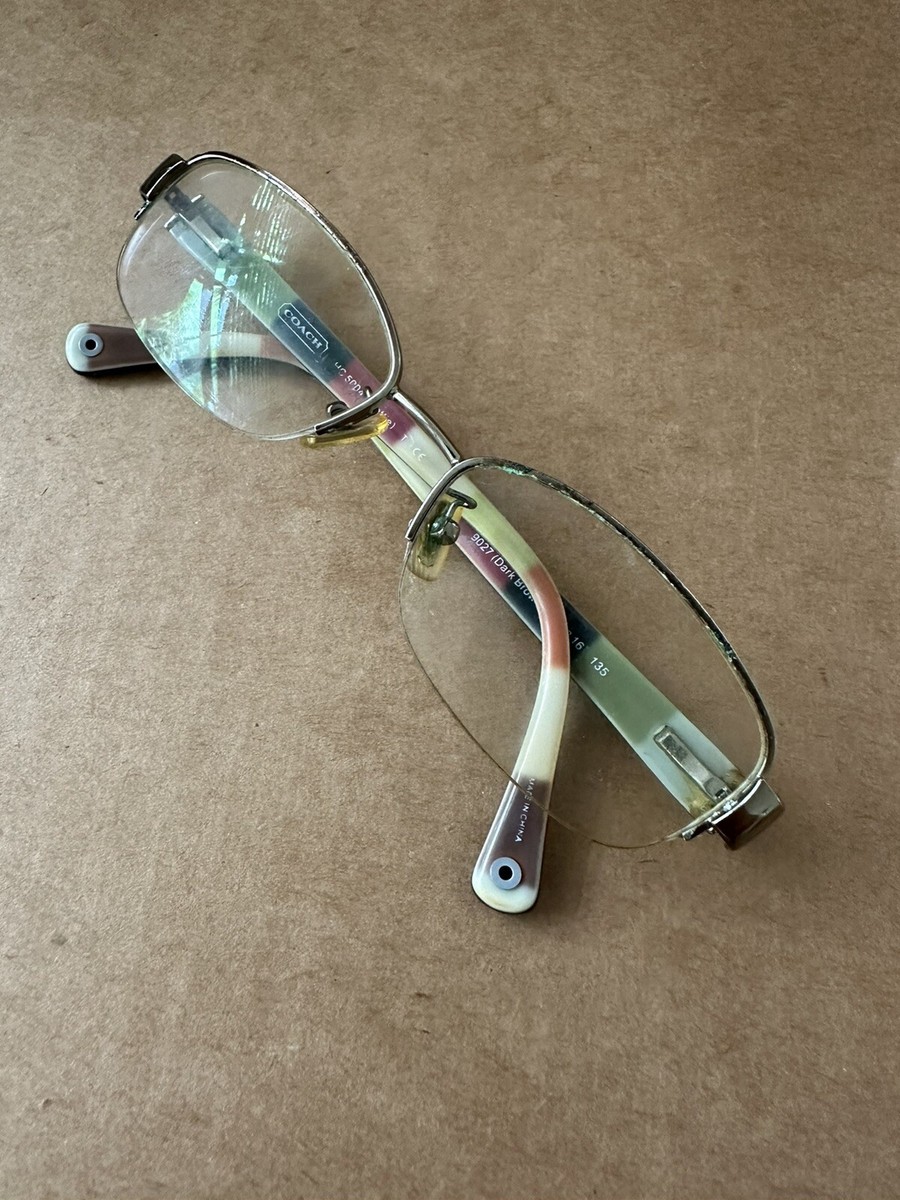 COACH NEW YORK “BETTIE” HC5004 9027 Dark Brown Polish Eyeglasses Frame 5316  135