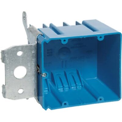 Carlon B234ADJ Outlet Box, New Work, 2 Gang, 3-5/8-Inch Length by 5-5/8-Inch