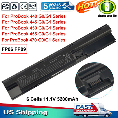 58Wh FP06 PF09 Battery For HP ProBook 440 445 450 455 470 G0 G1 HSTNN-W93C /W94C