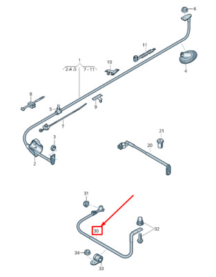 NEW AUDI RSQ3 8U EARTH LINE 8U0971235