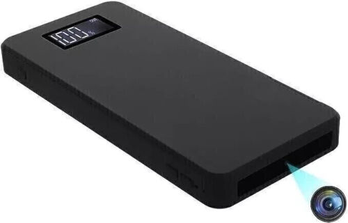 Hidden Camera 10000mAh Portable Charger Power Bank 1080P Night Vision Spy Video - Picture 1 of 7