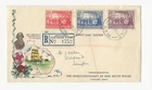 Australia 1937 150th Anniversary set of 3 registered FDC with better cachet
