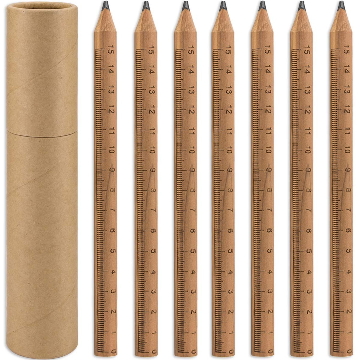 Carpenter Pencils #2 Lead Black Medium Hard Graphite Pencil for Wood Flooring...-image