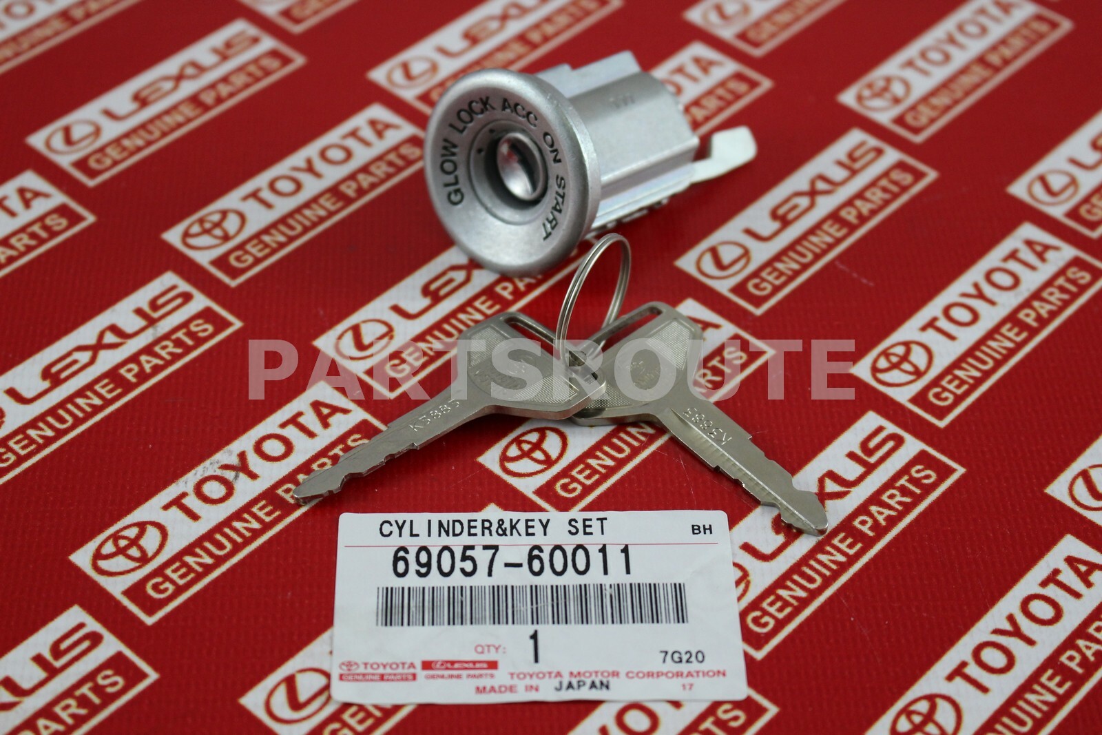 Toyota Land Cruiser BJ40 OEM Ignition Lock Cylinder Barrel & Key 69057