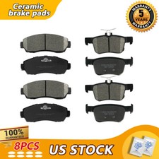 Front Rear Ceramic Disc Brake Pads For 2019 2020 2021 2022 Acura Rdx