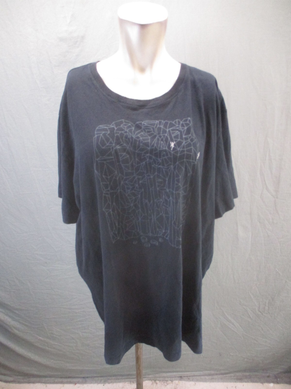 T shirt sportiva ARC'TERYX taglia 2XL uomo stampa BLK 100% cotone manica corta 942