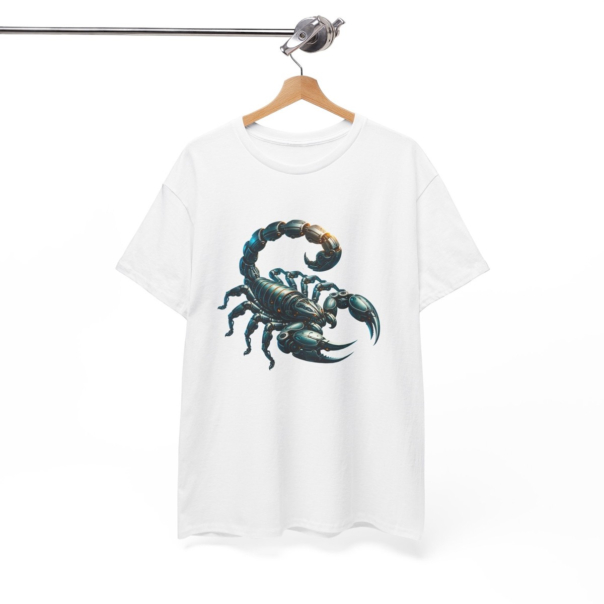 Unisex Adult T Shirt Bio Mech Scorpion Robot Insect Cyber