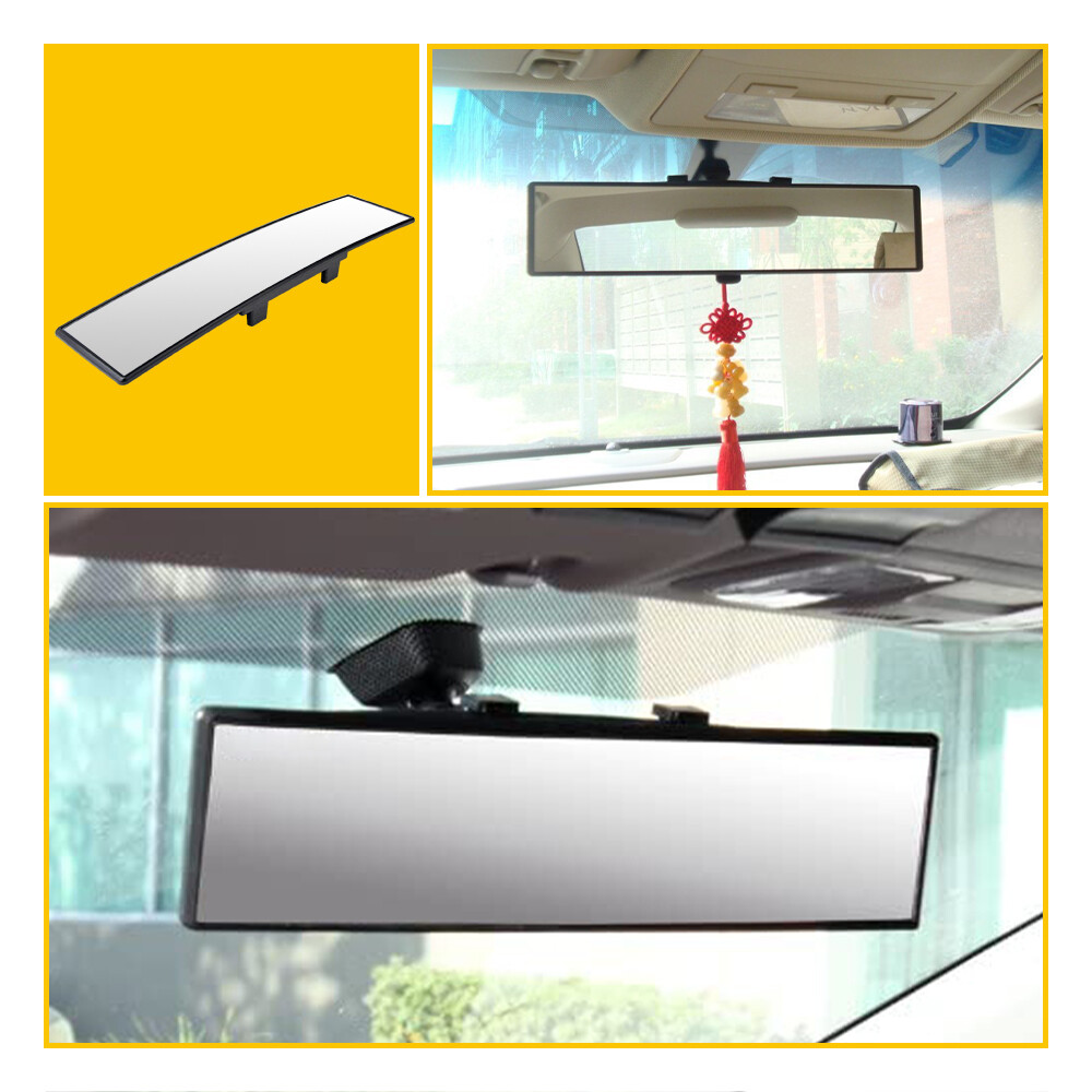 12 Inch Universal Wide Angle Rear View Mirror - Panoramic Clip-On Mirror For Cars, Trucks & SUVs - View #5