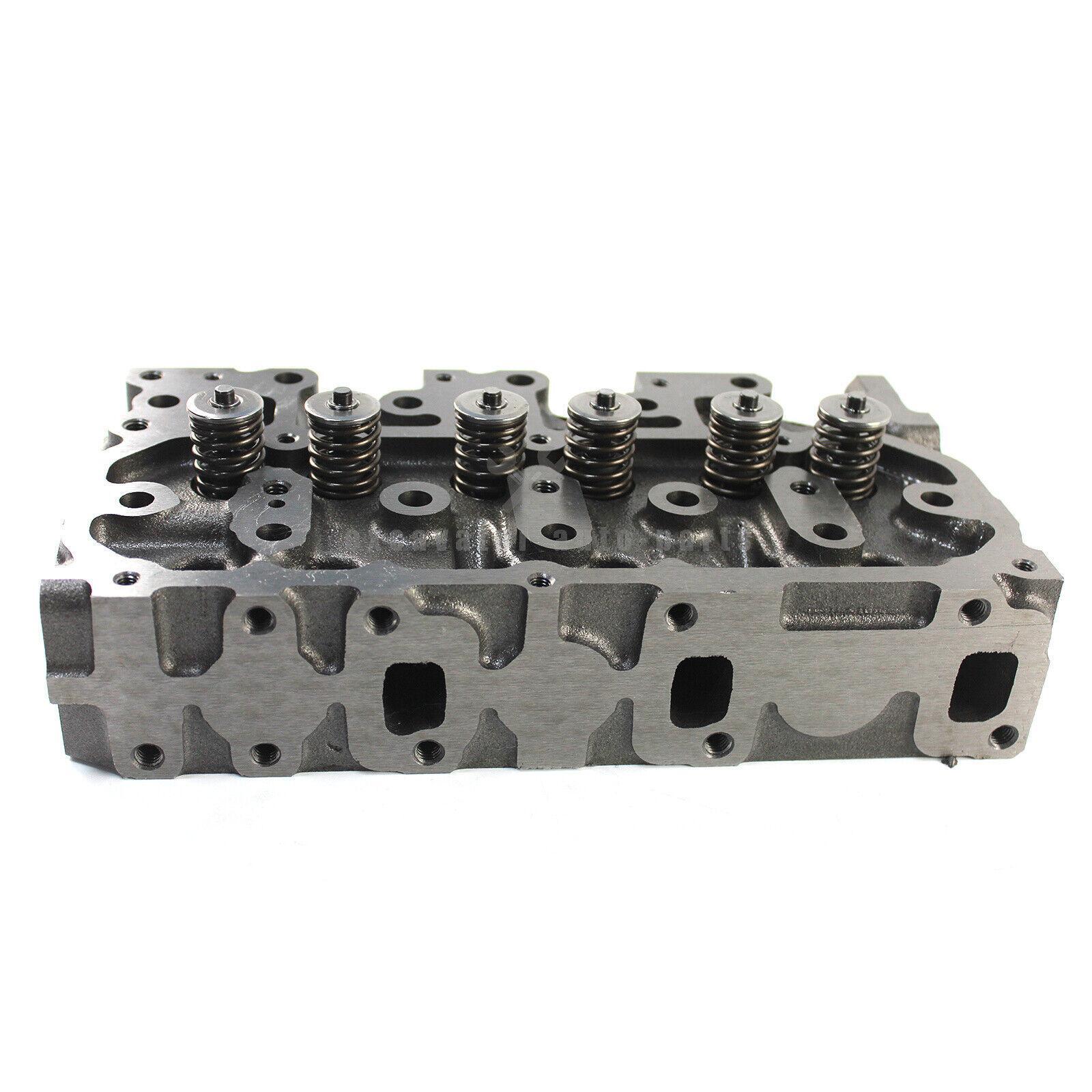 New 3TNM74 Cylinder Head 119517-11740 & Valves For Yanmar Engine Repair ...
