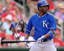 Alcides Escobar Signed 8x10 Photo 2015 World Series Champs Kansas City Royals CO