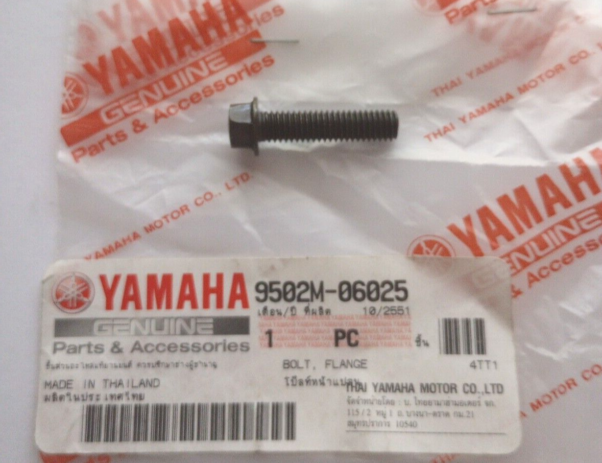 Yamaha Flange Bolt NOS 9502M-06025 (L-6641) | eBay