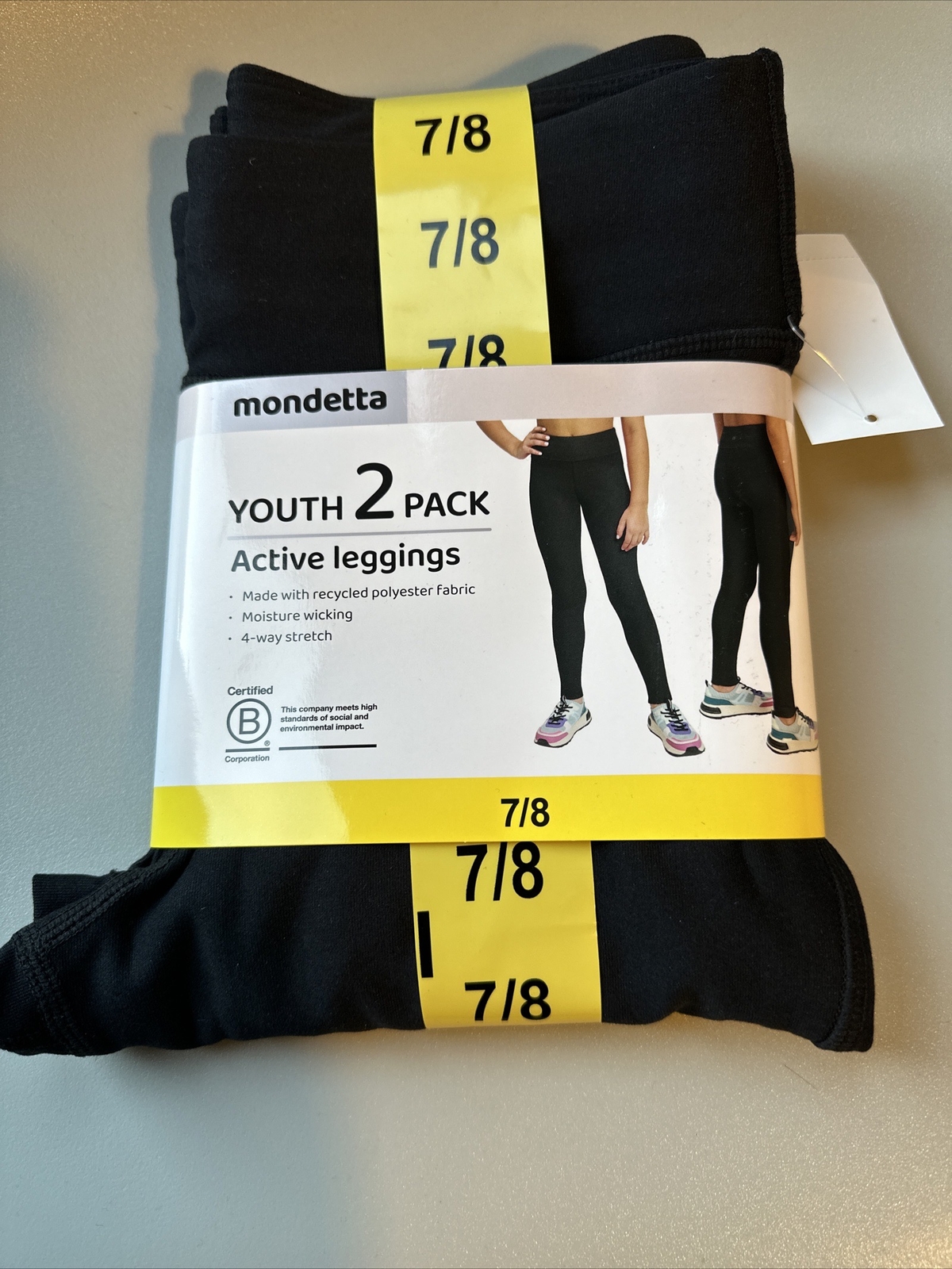 Mondetta Youth 2 Pack Active Leggings eBay