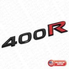 For Nissan Infiniti 400r Rear Trunk Lid Badge Emblem Nameplate Black Red Sport