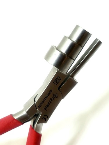 Mini Bail Making Pliers - 4-1/4 Inch Jewelry Tools With 2mm & 4mm Round Jaws For Wire Wrapping