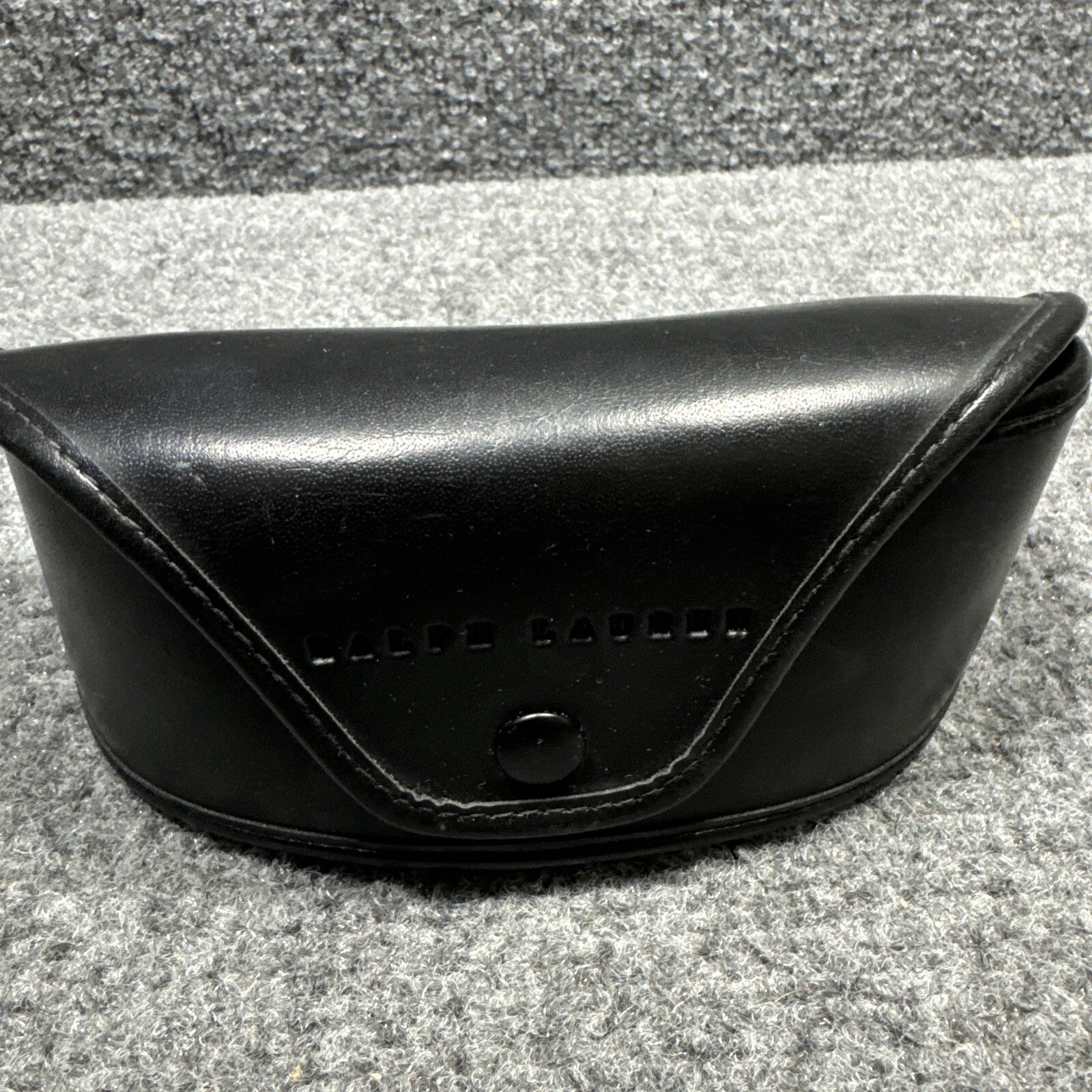 Polo Ralph Lauren Eyeglasses Sunglasses Case Leather Soft Shell Travel Carrier