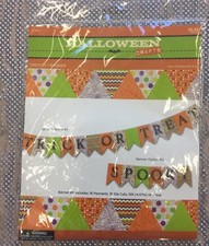 1 Trick or Treat Spooky Garland Banner halloween teacher supply party decor