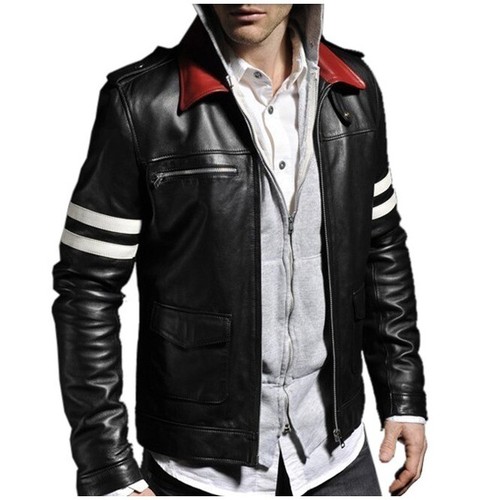 Men Alex Mercer Stylish Leather Jacket 