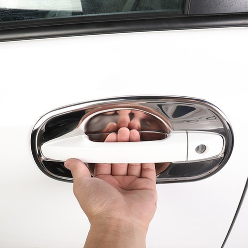 Chrome Door Handle Bowl Cover Trim + Door Handle Cover For Toyota