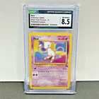 MEW Non-Holo Black Star Promo Pokemon League #8 Pokemon (2000) CGC 8.5 NM-MINT+