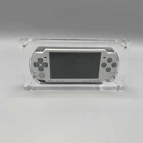 Case Display For PSP 1000 PSP 2000 PSP 3000 Acrylic Magnetic Show Box Clear - Picture 7 of 14