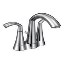 FAUSE 66172 CHROME CENTERSET BATHROOM FAUSE WIYH METAL Pop-Up DRAIN ASEMBLY