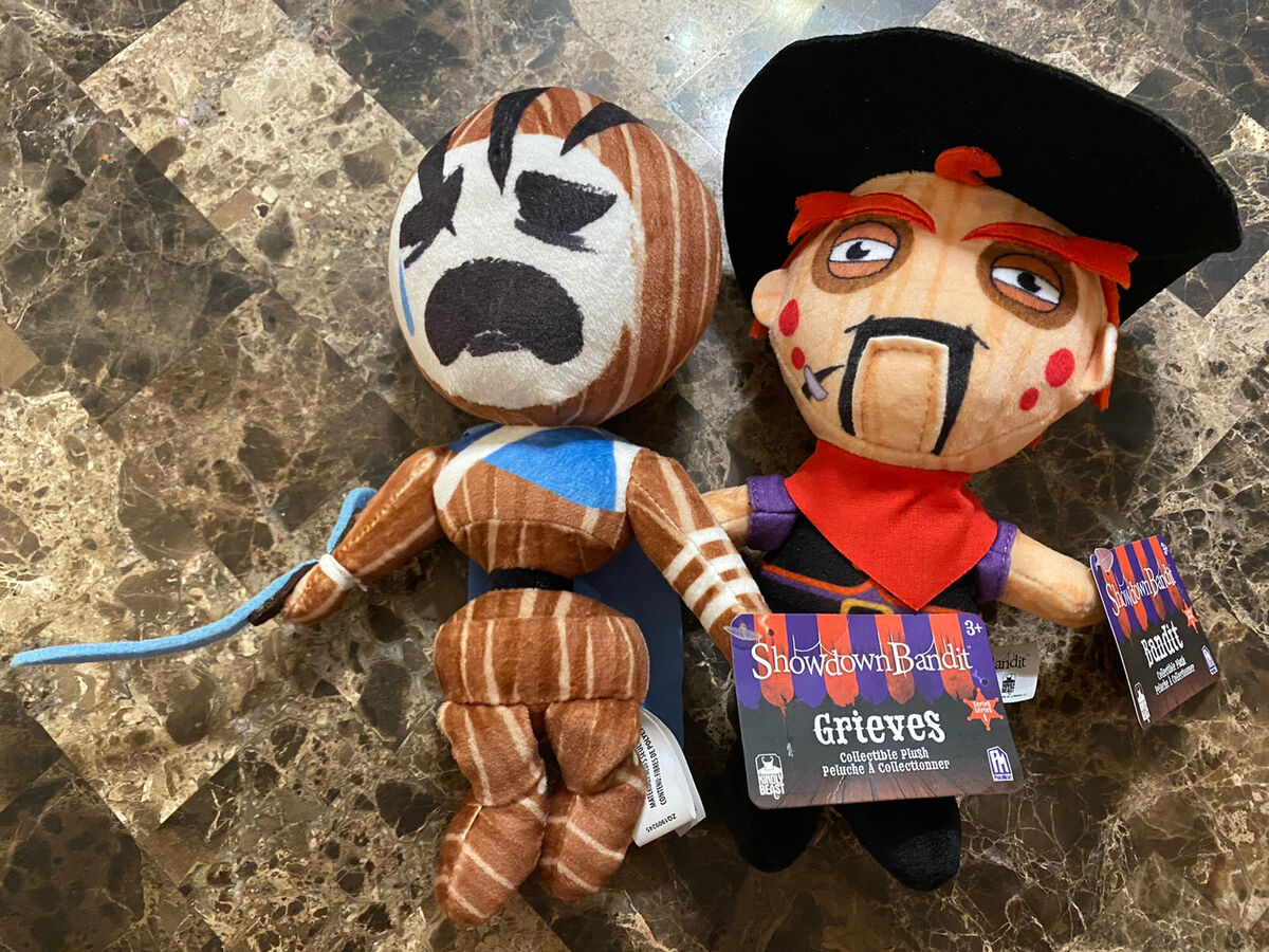 Showdown Bandit Characters - Bandit, Grieves 8-Inch Plush NWT