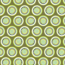 Tula Pink Hypnotizer Chipper Mint Green Circles BTY PWTC081 Quilt Cotton Fabric