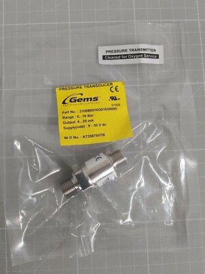 Gems 3100B0016G05E000 - Drucktransmitter, 0-16bar, 4 -20 mA_0.02_5