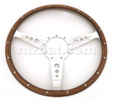 Moto-lita Mk3 Laminate Wheel Riveted 15 Dished Holes In Spokes Polished New