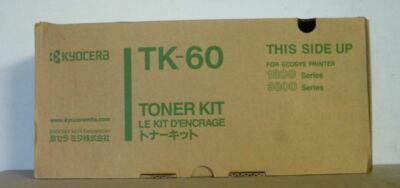 Kyocera TK-60 Toner for Ecosys Printer 1800 3800 Black 37027060 Original Packaging A