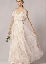 Jenny Yoo Cassie Dress In Watercolor Garden Blush Size 8