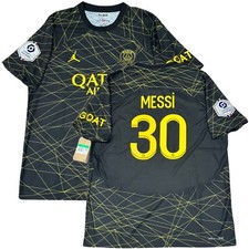 2022/23 PSG Authentic Fourth Jersey 30 Messi XL Jordan Player Issue 4th Kit