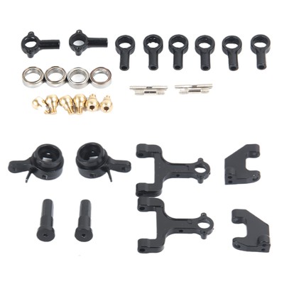 D12 D42 Metal Upper Lower Swing Arm Steering Cup Set for 1/10 WPL RC Car Truck c