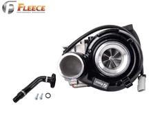 Fleece 63mm Holset VGT Cheetah Turbo Drain Tube Kit For 07-12 Dodge 6.7L Cummins