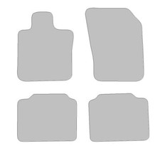 Fußmatten-Set für Volvo S90 II (2016-2024) Dura graphit