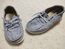 Hey Dude Wendy Youth Cat Eye Gray Grey Slip On Shoes Size Y1 - L2