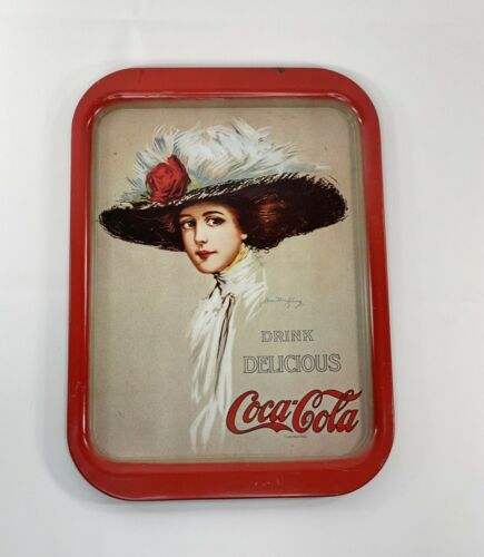 Vintage 1971 Coca Cola Tray Serving Soda Reproduction - Picture 1 of 12