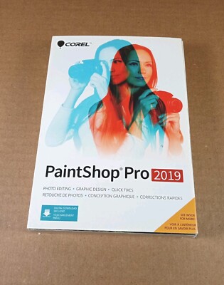 COREL PAINTSHOP PRO 2019 ULTIMATE PAINT SHOP PRO WINDOWS 10 8.1 8 & 7  - SEALED